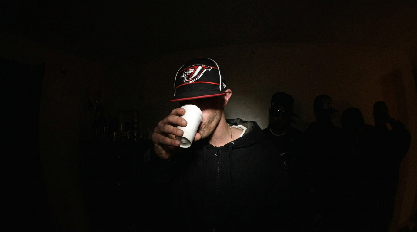 Chris Lee Quigley in a dark cinematic setting